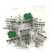 H577 high quality soft tpu care label transparent tpu label for swimwear